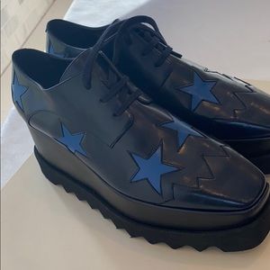 Stella McCartney platform star navy/blue shoes